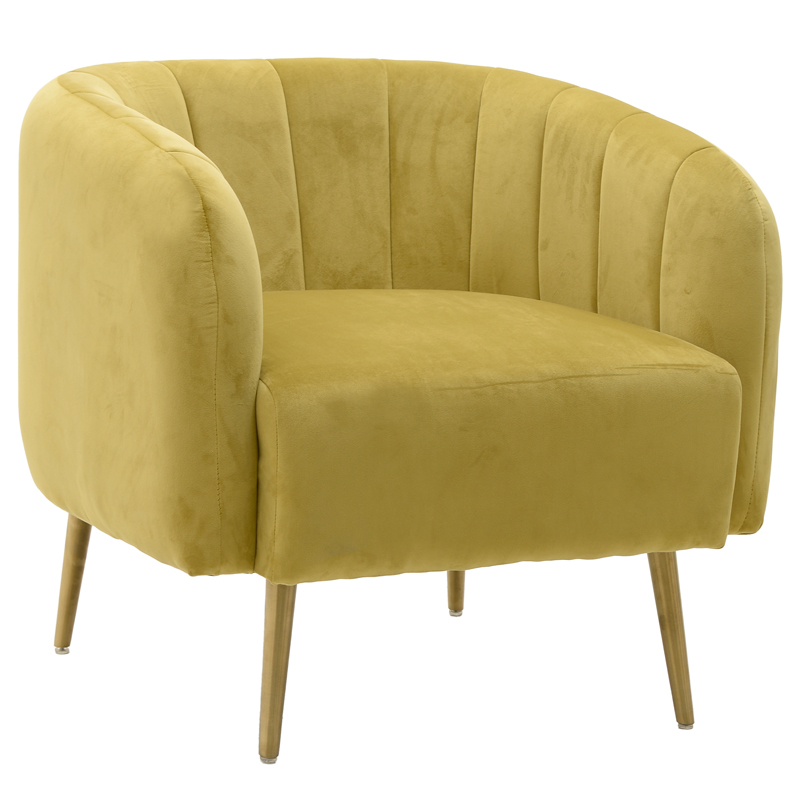 Кресло Donsia Armchair yellow Желтый Золотой в Самаре | Loft Concept 