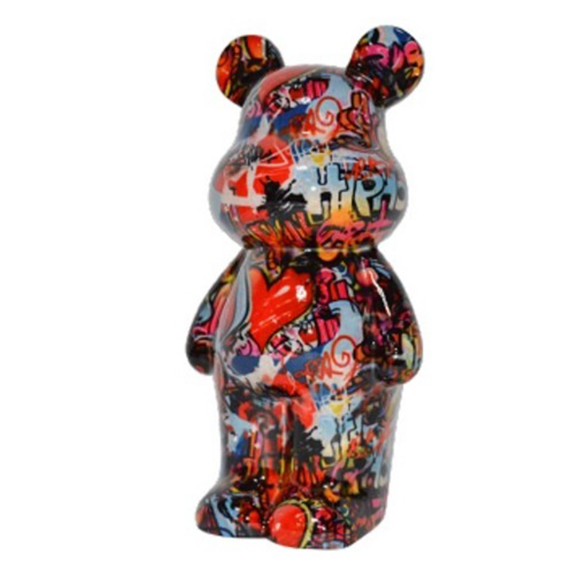 Статуэтка Graffiti Bear red Мульти в Самаре | Loft Concept 