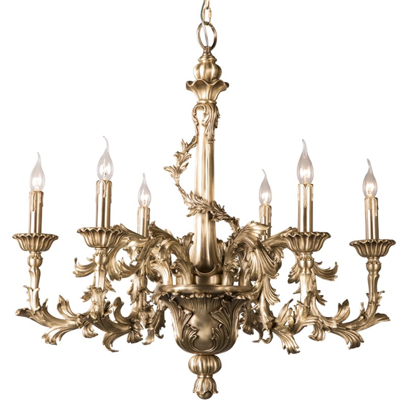 Люстра Baroque Chandelier Латунь в Самаре | Loft Concept 