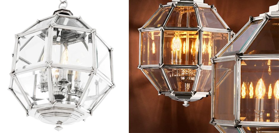 Люстра Lantern Owen Nickel S - Loft-Concept в Самаре