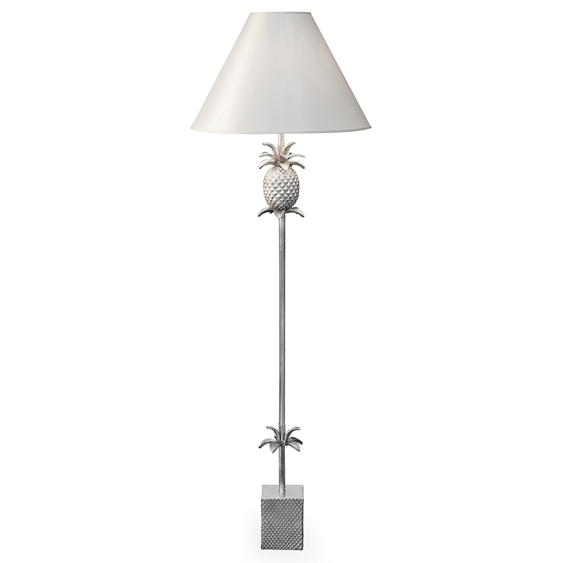 Торшер FLOOR LAMP PINEAPPLE CONE white Алюминий Белый в Самаре | Loft Concept 