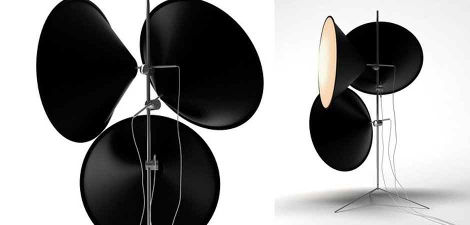 Торшер Tom Dixon Cone Black Торшер Tom Dixon Cone Black - Loft-Concept в Самаре