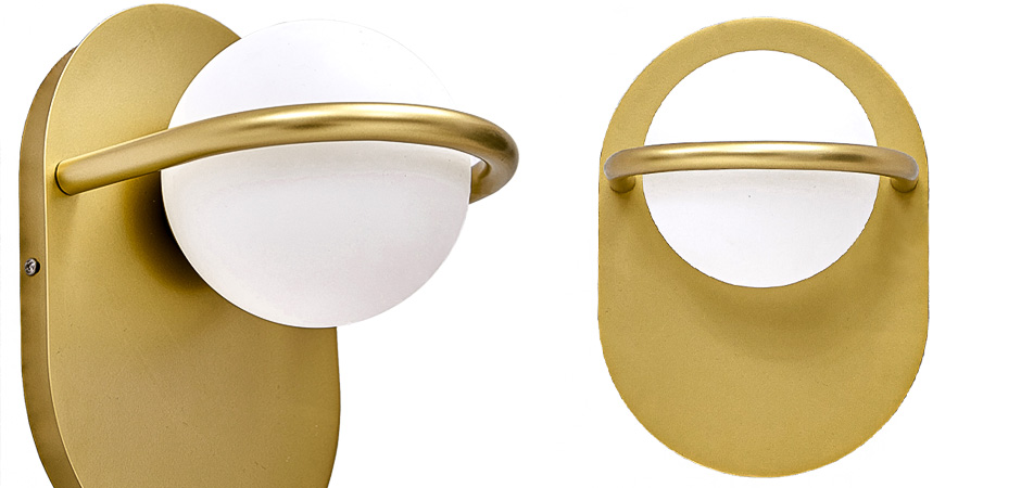 Бра Gold Holds Ball Sconces Бра Gold Holds Ball Sconces - Loft-Concept в Самаре