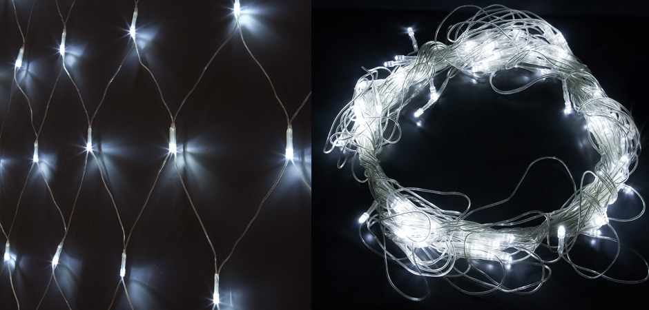 Гирлянда-Сетка Белым свет диодов - Loft-Concept в Самаре