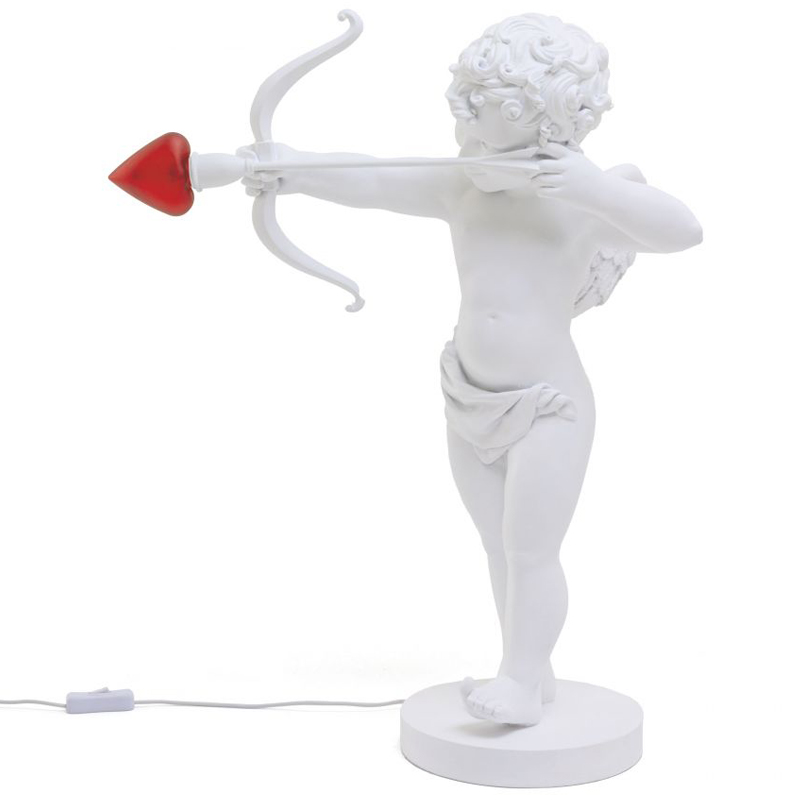 Настольная лампа Купидон со стрелой Seletti Cupid Lamp Белый в Самаре | Loft Concept 