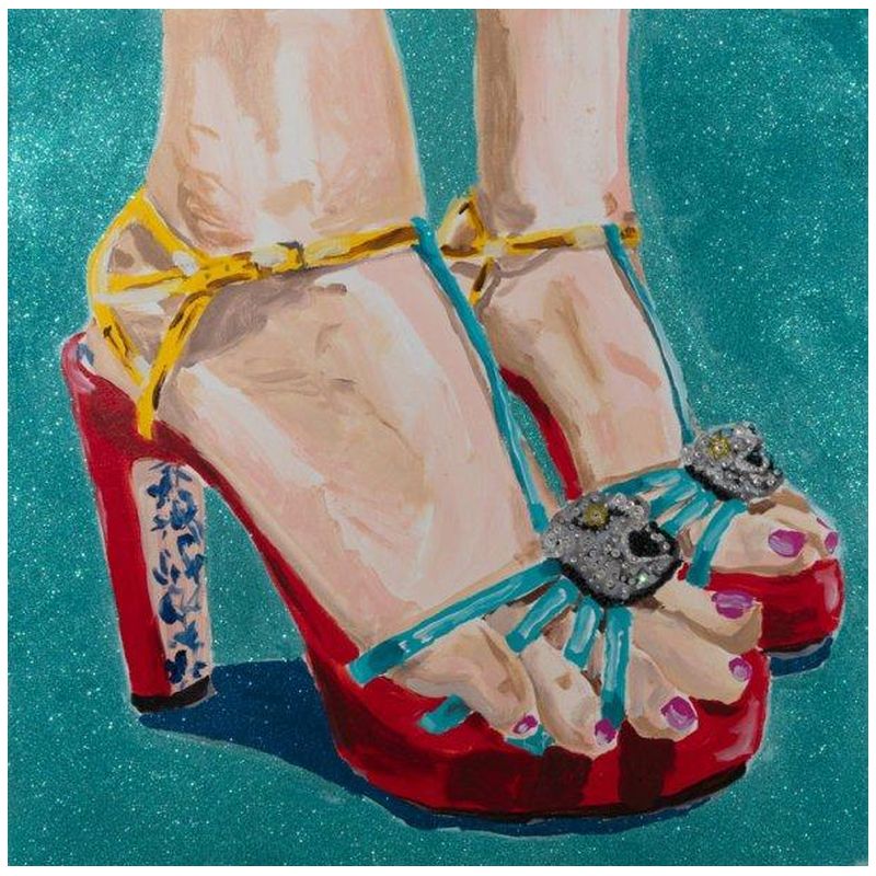 Картина Portrait of Feet with Gucci Red & Blue Heels, Pink Toe Nails, and Turquoise Glitter Background Мульти Картина Portrait of Feet with Gucci Red & Blue Heels, Pink Toe Nails, and Turquoise Glitter Background Мульти в Самаре | Loft Concept