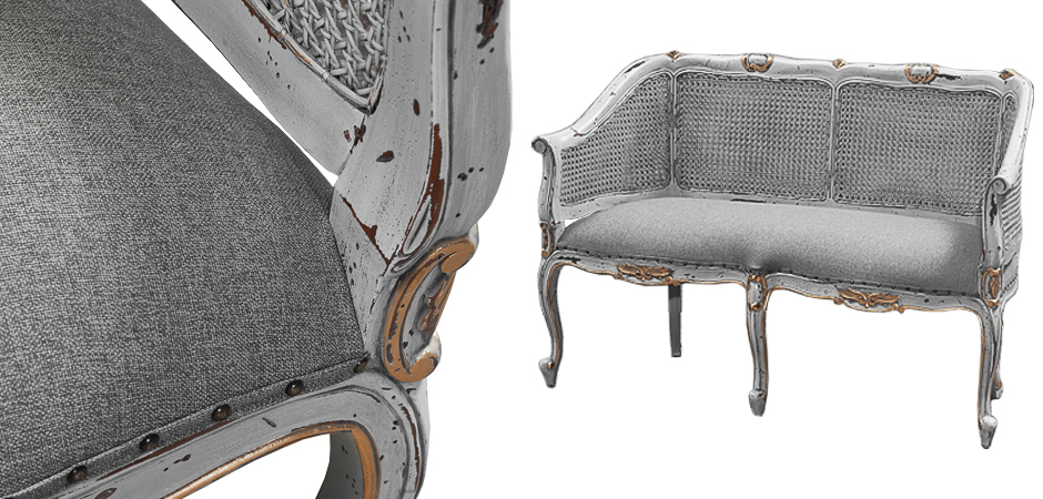 Диван Maria Antoinette Gray Sofa Диван Maria Antoinette Gray Sofa - Loft-Concept в Самаре