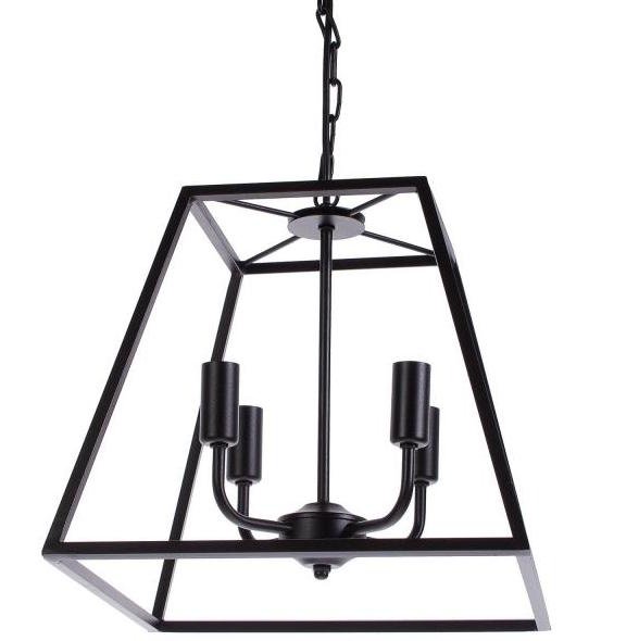 Подвесной светильник Loft Industrial Ortogonal Pendant Trapeze Черный в Самаре | Loft Concept 