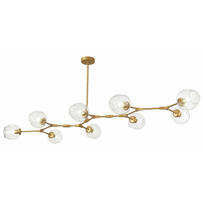 Люстра Branching Bubble Chandelier 9 gold Золотой в Самаре | Loft Concept 