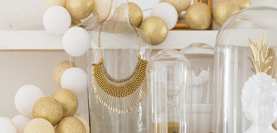 Гирлянда хлопковые фонарики Сotton Ball Shell-Gold - Loft-Concept в Самаре