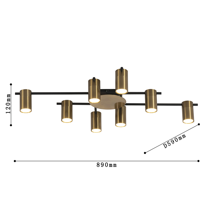 Потолочный светильник Tribes Chandelier Gold в Самаре