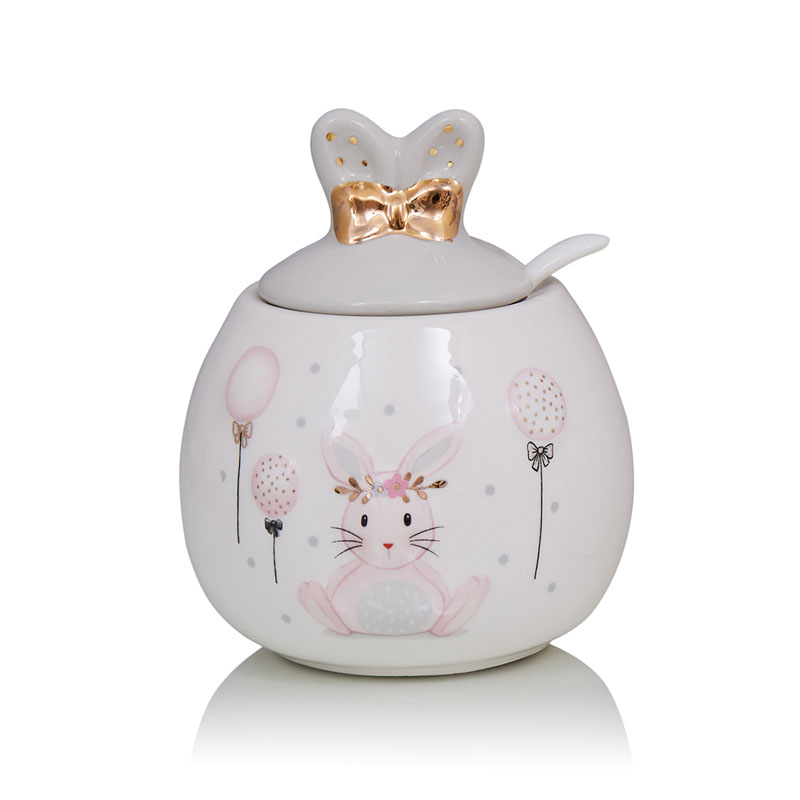 Ваза Kids Vase Bunny III Розовый пастельный Серый в Самаре | Loft Concept 