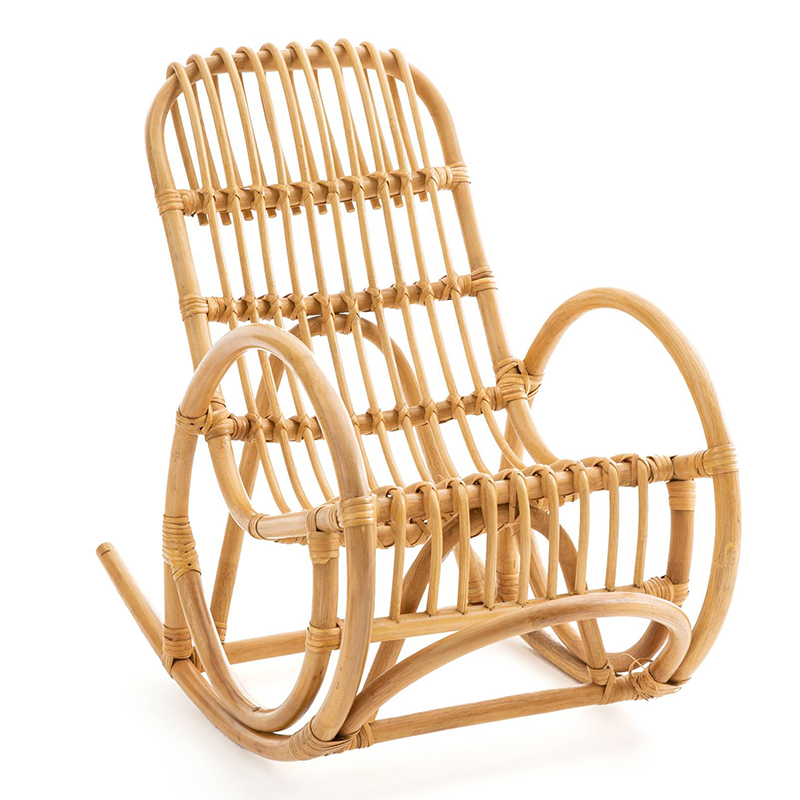 Детское кресло-качалка Wicker Baby Rocking Chair Бежевый в Самаре | Loft Concept 