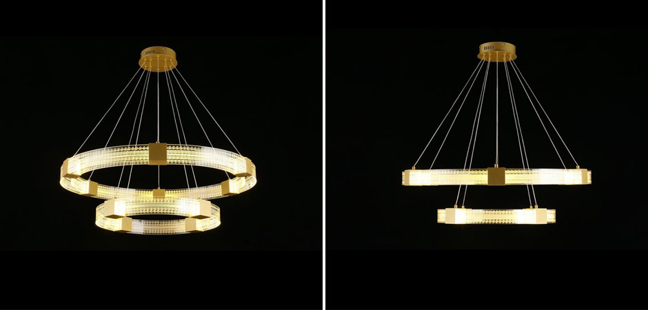 Люстра Два Кольца Ring Horizontal Ornament Meander 2 Люстра Два Кольца Ring Horizontal Ornament Meander 2 - Loft-Concept в Самаре