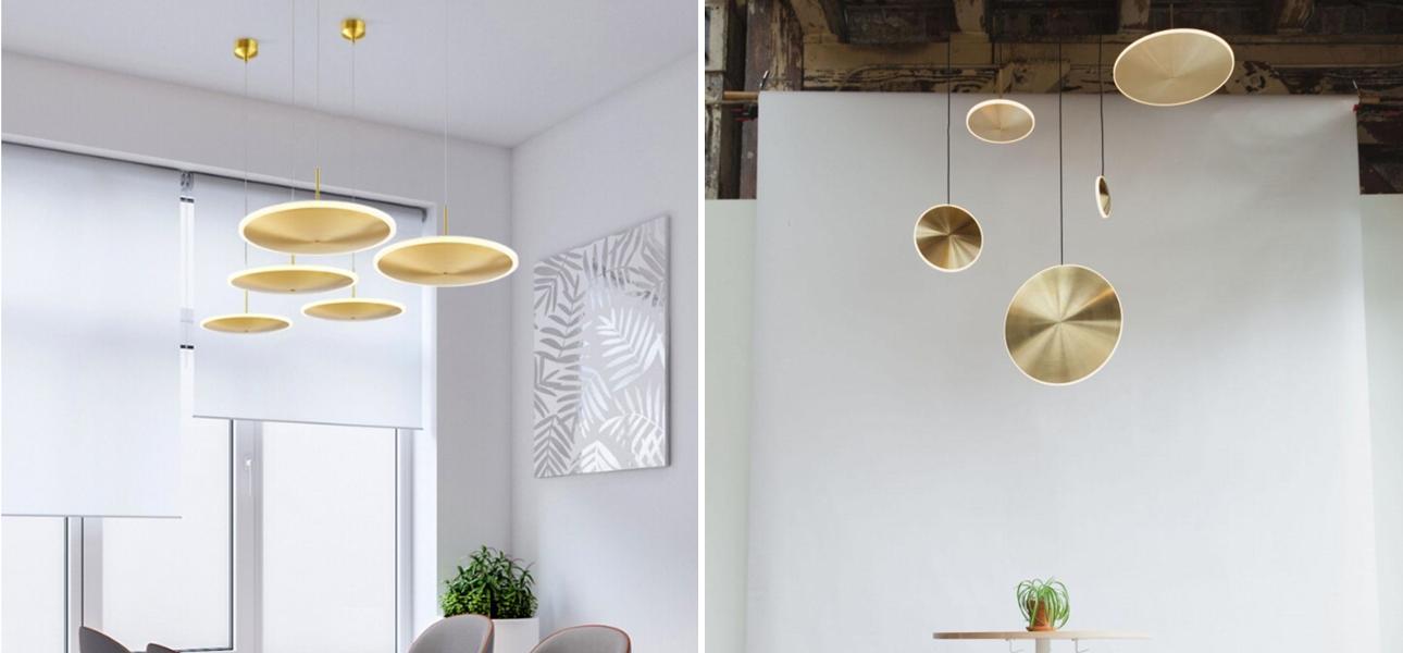 Светильник Chrona by Graypants D20 Gold Horizontal - фото №2