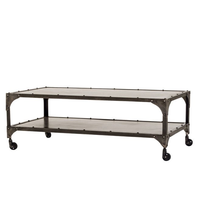Кофейный стол Industrial Steampunk Nickel Coffee Table Кофейный стол Industrial Steampunk Nickel Coffee Table в Самаре | Loft Concept