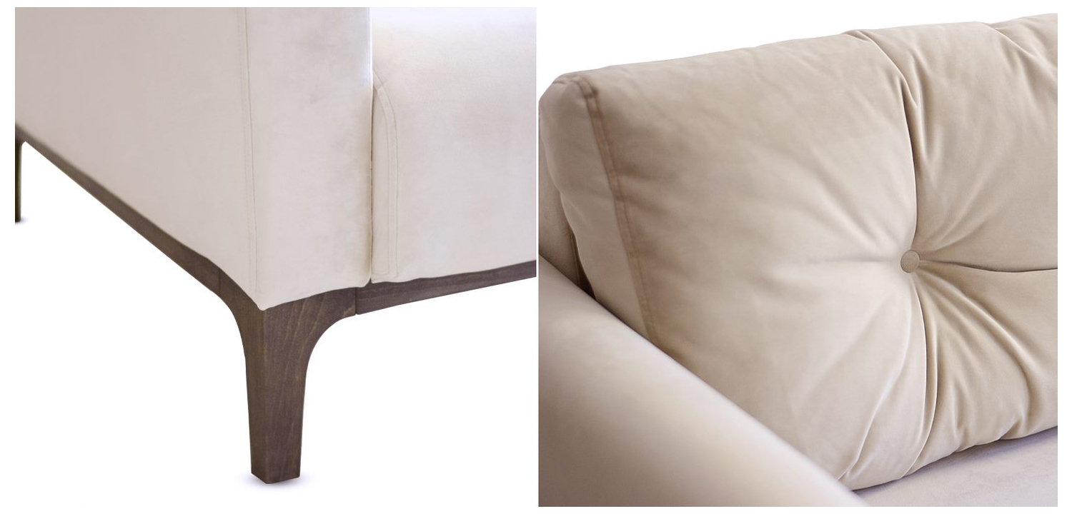 Диван Ланкастер Lancaster sofa baked milk - фото