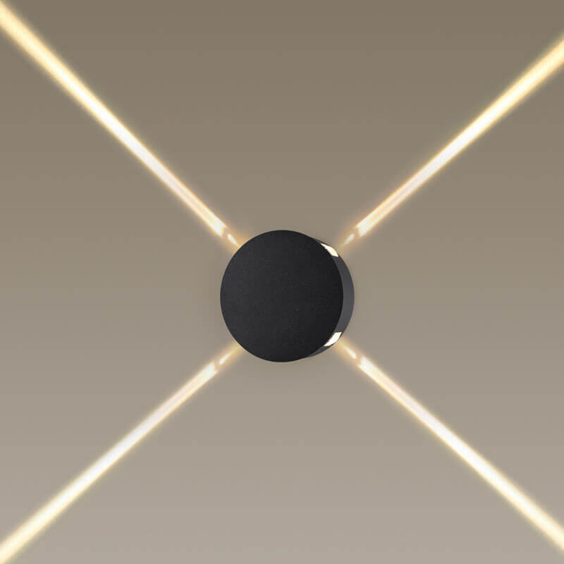 Спот Jedi Beam Sconce Circle black Черный в Самаре | Loft Concept 