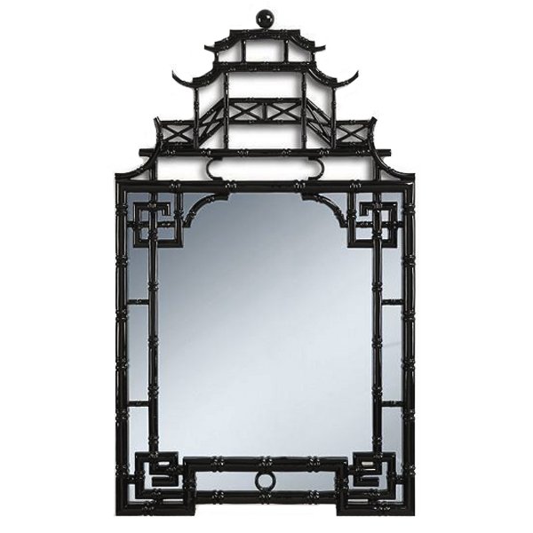 Зеркало Pagoda Mirror Black Черный в Самаре | Loft Concept 