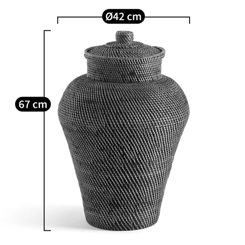 Плетеная корзина из ротанга и бамбука Wicker Vase Basket Плетеная корзина из ротанга и бамбука Wicker Vase Basket в Самаре