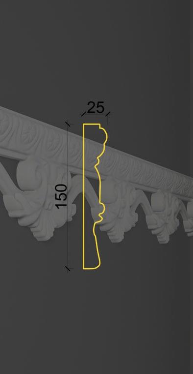 Молдинг с орнаментом MO-28 в Самаре