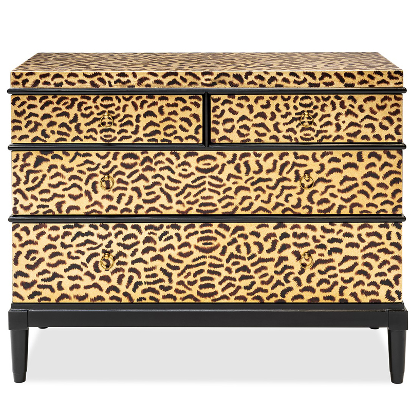 Комод DRESSER KRIZIA leopard Карамель Черный в Самаре | Loft Concept 