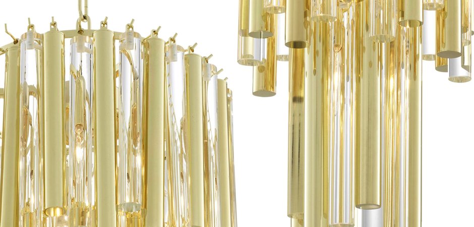 Люстра Eichholtz Chandelier Gigi S Gold Люстра Eichholtz Chandelier Gigi S Gold - Loft-Concept в Самаре