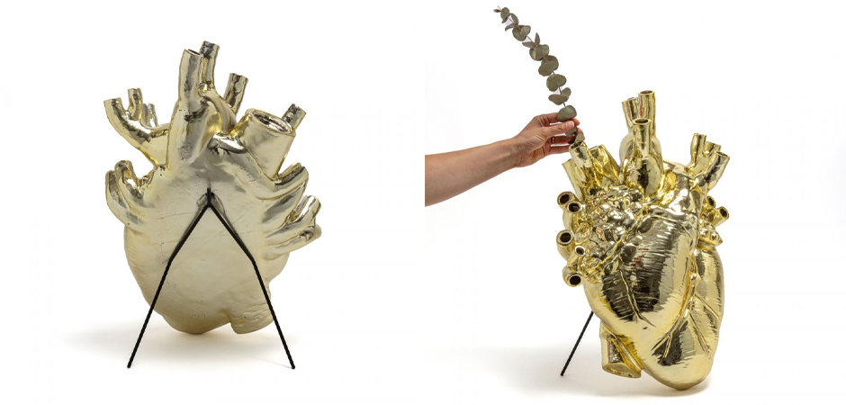 Ваза Seletti Love in Bloom Gold Gaint Ваза Seletti Love in Bloom Gold Gaint - Loft-Concept в Самаре