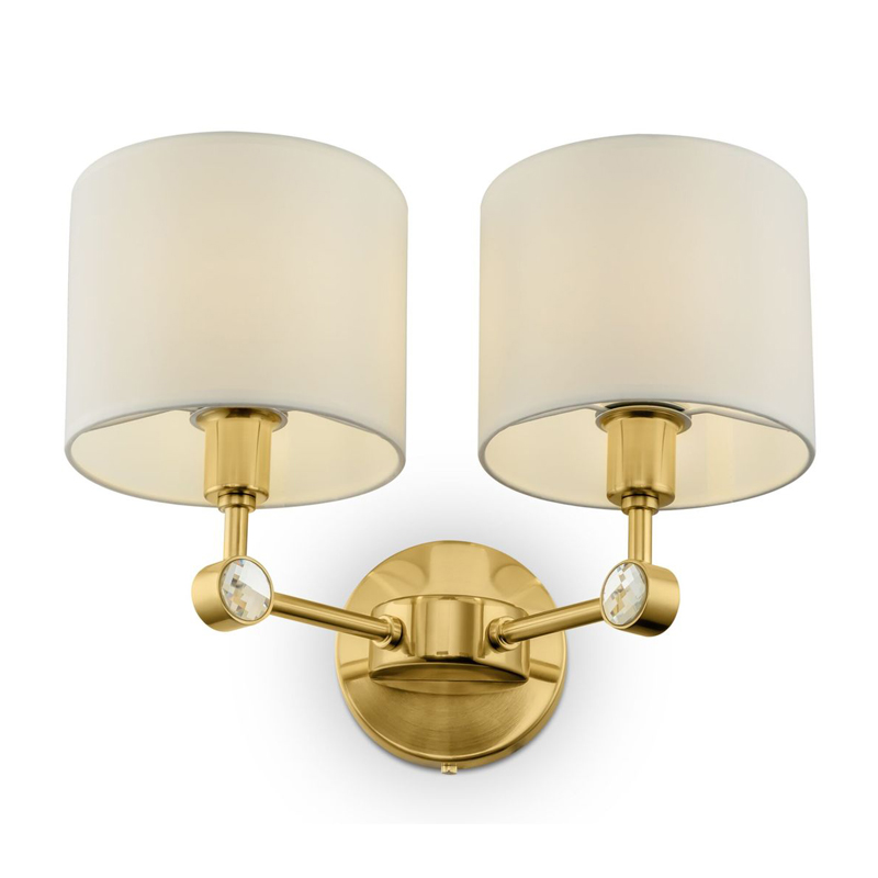 Бра Aldrich light Sconce Латунь Белый в Самаре | Loft Concept 