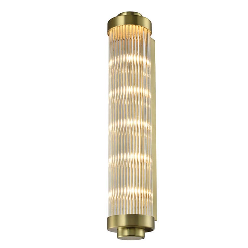 Бра Buck Glass TUBE Wall Lamp Brass Латунь Прозрачный (Transparent) в Самаре | Loft Concept 