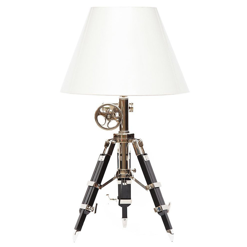 Настольная лампа Victorian Era Tripod Lamp Коричневый Медь Белый в Самаре | Loft Concept 