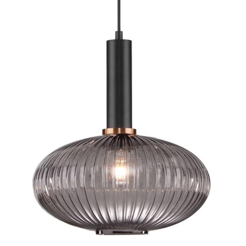 Светильник Ferm Living chinese lantern Gray II Серый (Gray) Черный в Самаре | Loft Concept 