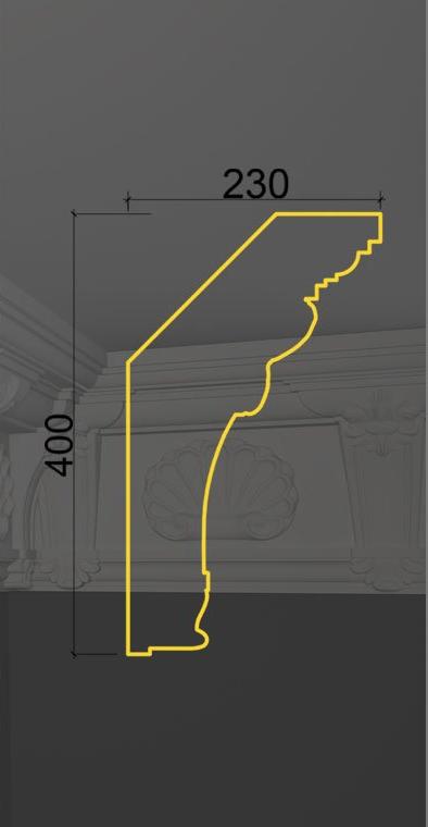 Карниз с орнаментом KO-07 в Самаре