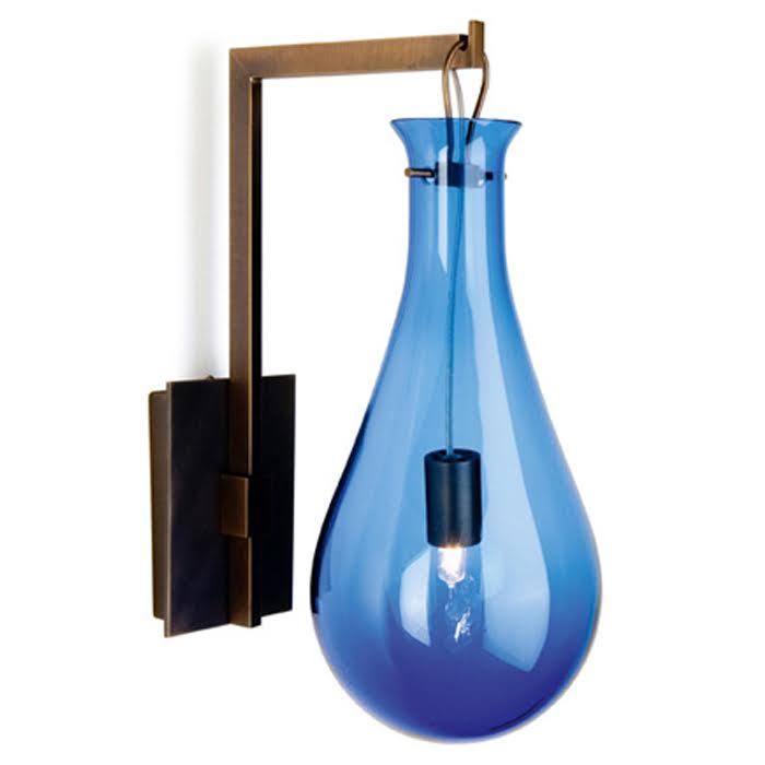 Бра Patrick Naggar Bubble Sconce blue Синий Черный в Самаре | Loft Concept 