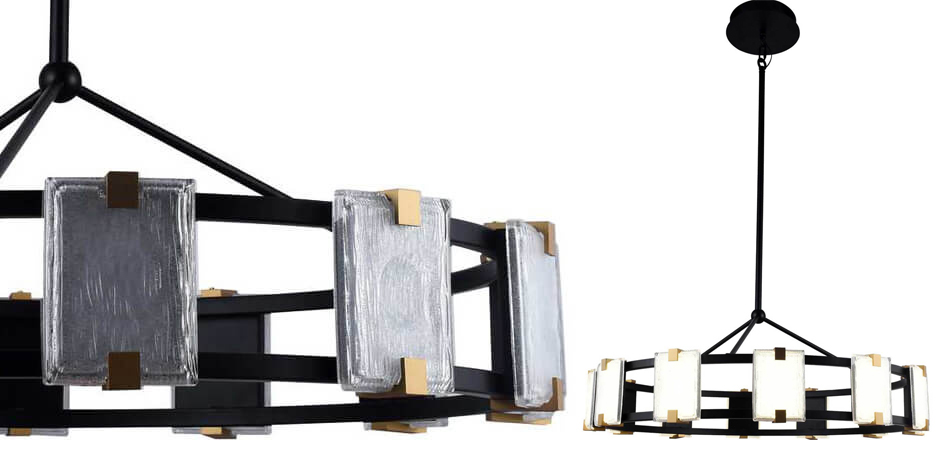 Люстра Rectangular Glass Plafon D85 Люстра Rectangular Glass Plafon D85 - Loft-Concept в Самаре