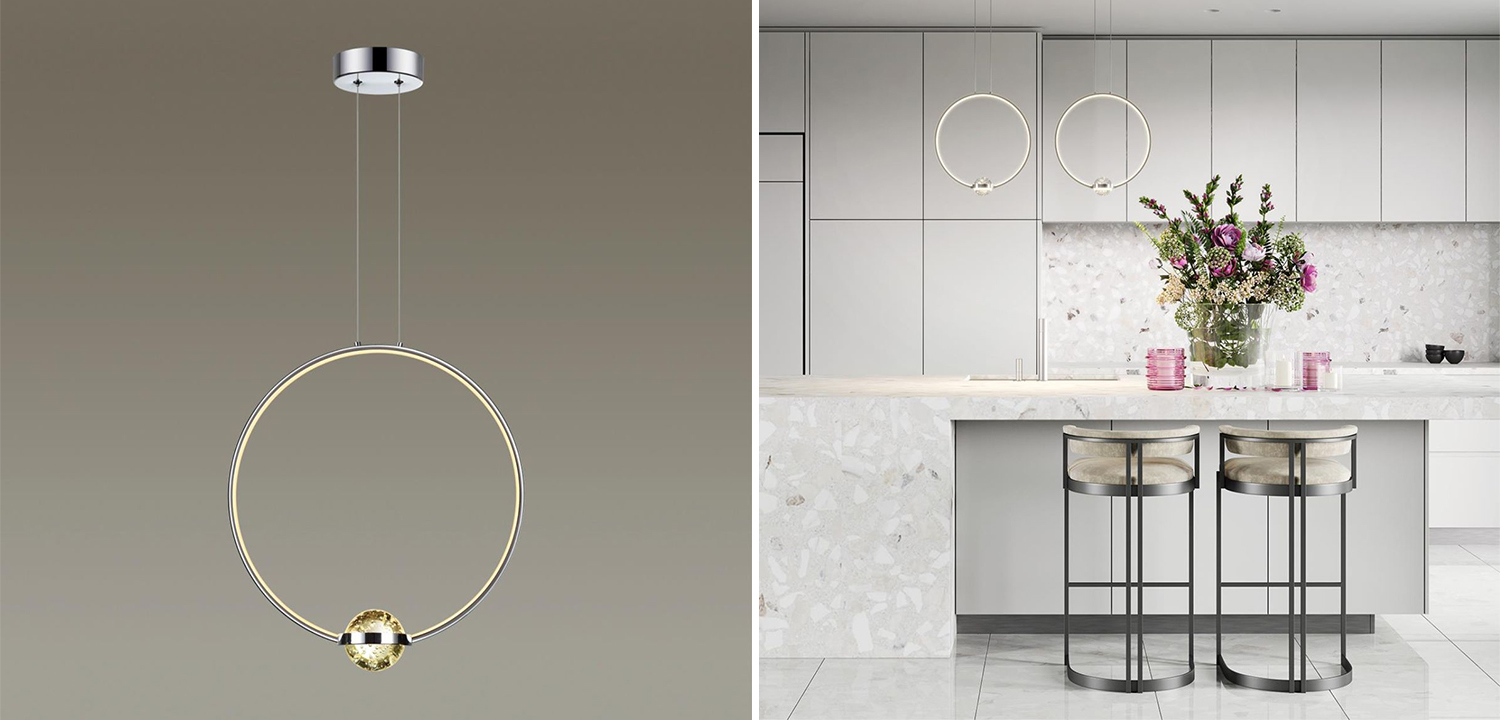 Подвесной светильник Carmen Chrome 40 - фото