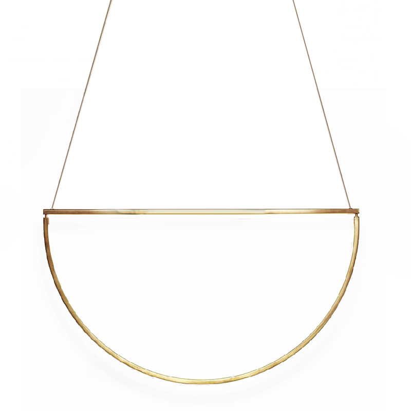 Подвесной светильник Solana Hanging lamp 55 см Золотой в Самаре | Loft Concept 