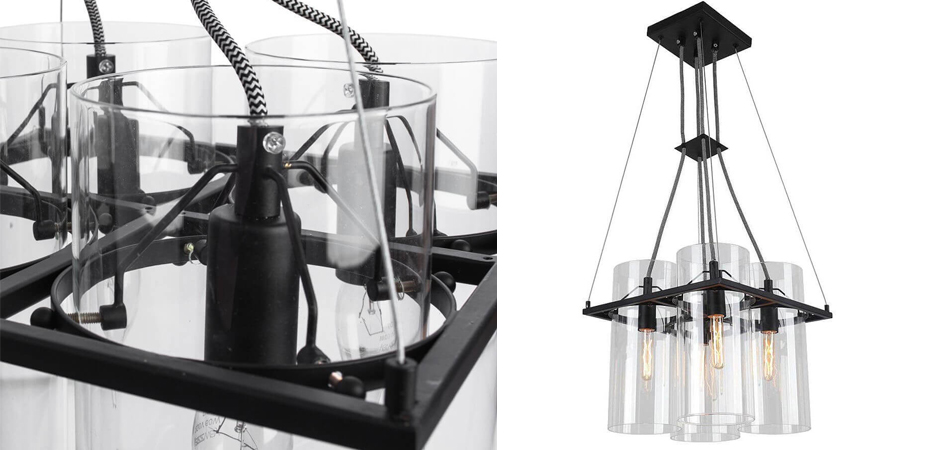 Люстра Glass Cylinder Chandelier Люстра Glass Cylinder Chandelier - Loft-Concept в Самаре