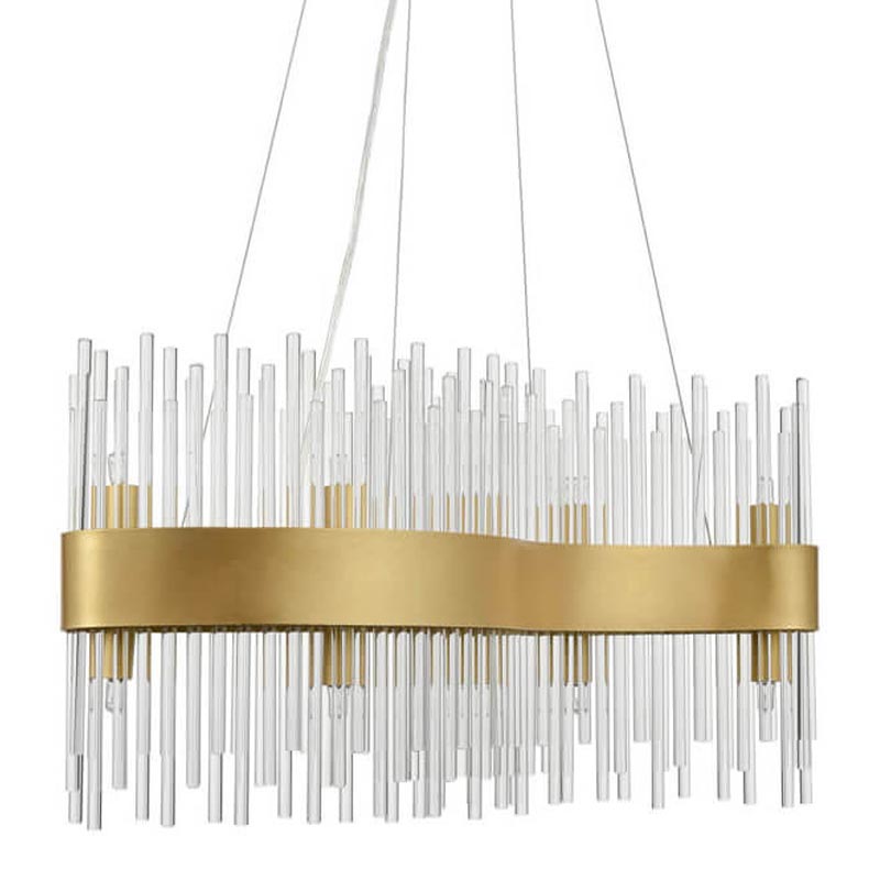 Люстра Nembus Chandelier 60 gold Прозрачный (Transparent) Золотой в Самаре | Loft Concept 