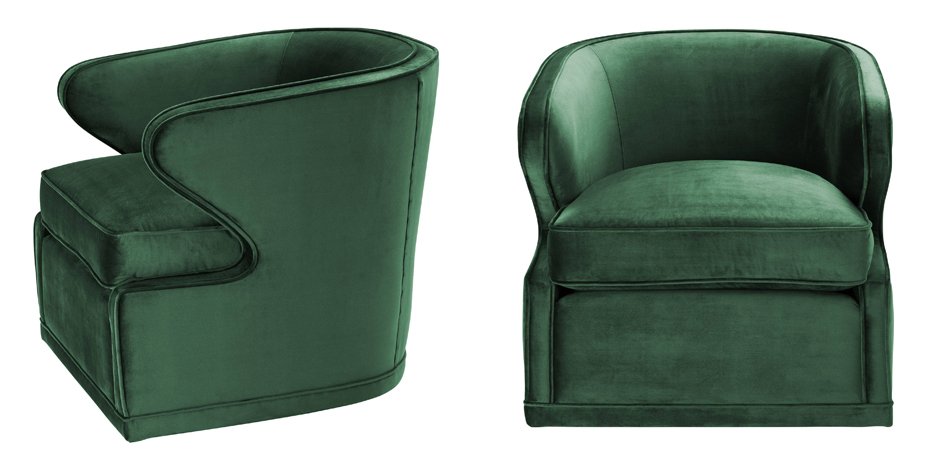Кресло Eichholtz Chair Dorset Green Кресло Eichholtz Chair Dorset Green - Loft-Concept в Самаре