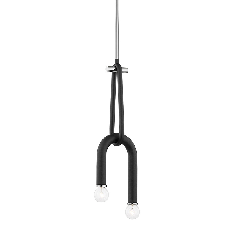 Люстра Paulson floppy pendant chrome Черный Хром в Самаре | Loft Concept 