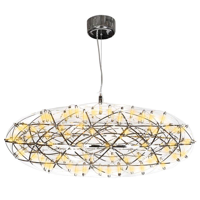 Люстра Moooi 3D Sphere Oval Yellow lamp L Хром в Самаре | Loft Concept 