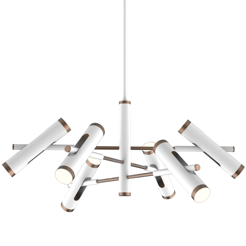 Люстра Rainer Chandelier white Белый Золотой в Самаре | Loft Concept 