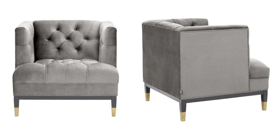 Кресло Eichholtz Chair Castelle Grey Кресло Eichholtz Chair Castelle Grey - Loft-Concept в Самаре