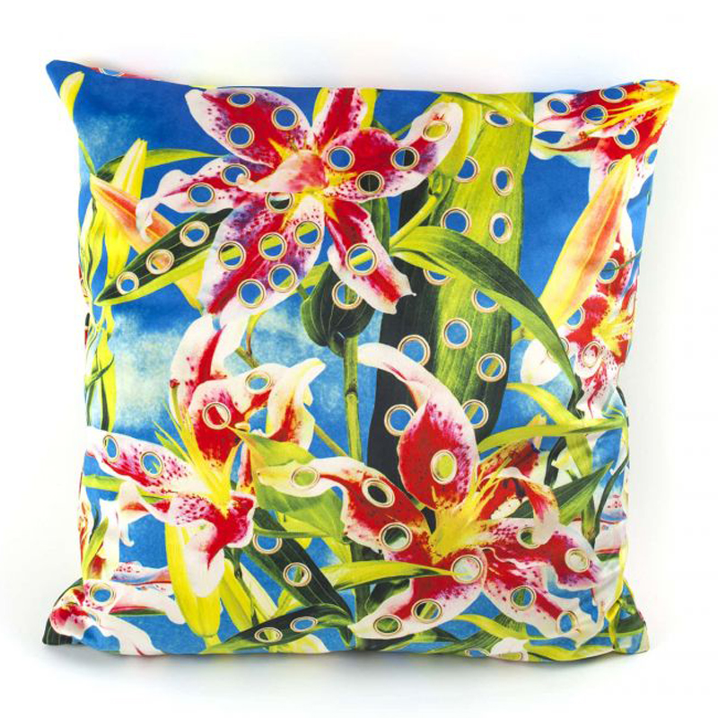 Подушка Seletti Cushion Flower with holes Мульти в Самаре | Loft Concept 