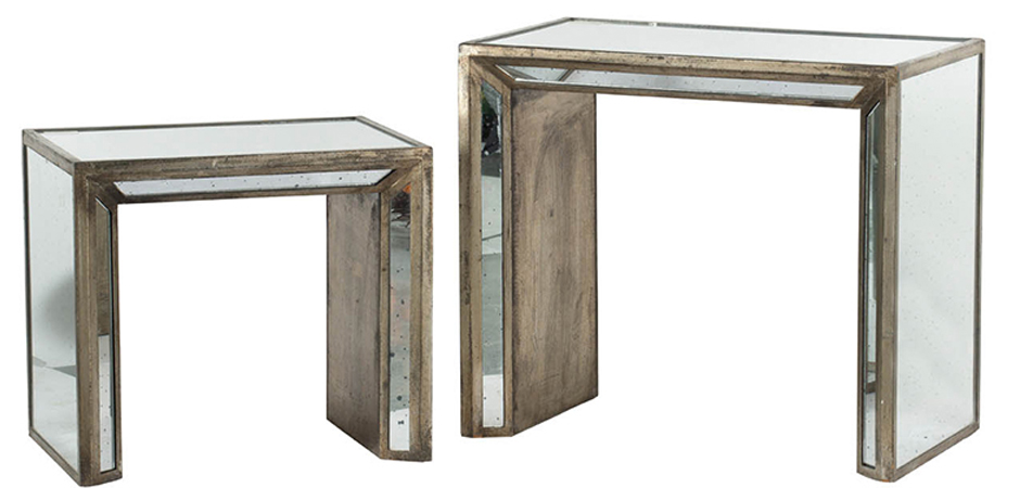 Приставной столик Mirrored Wide Side Приставной столик Mirrored Wide Side - Loft-Concept в Самаре