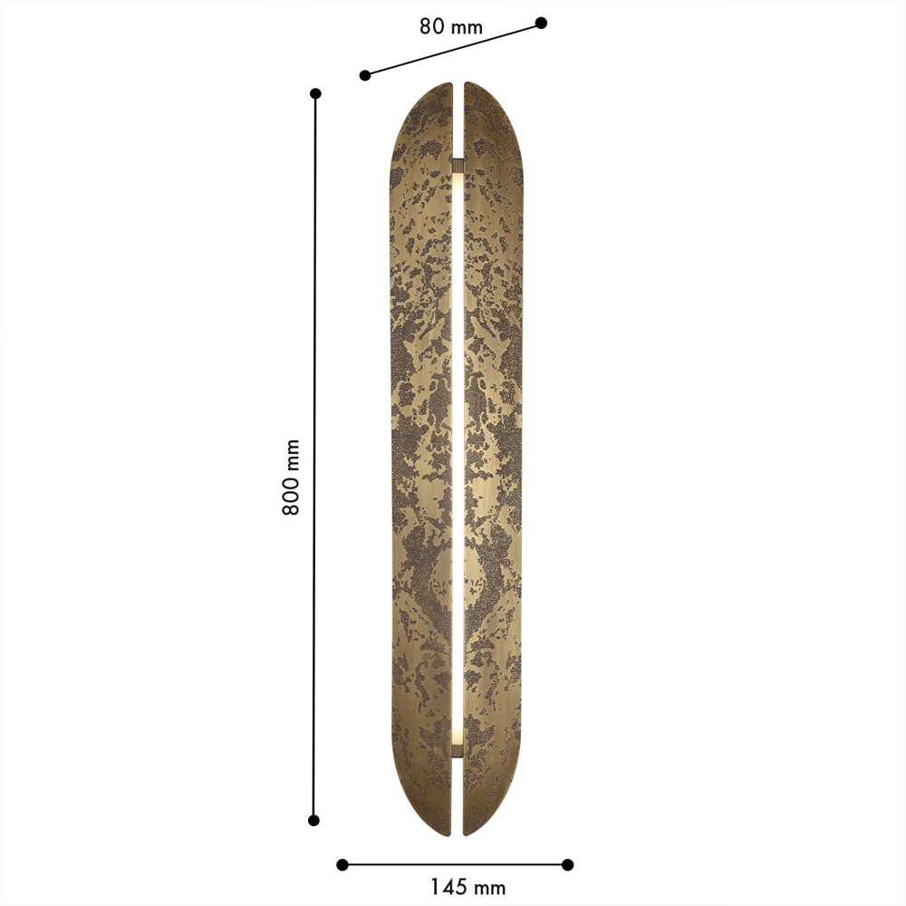 Бра винтажное с имитацией коррозии на медном корпусе Predominant в Самаре