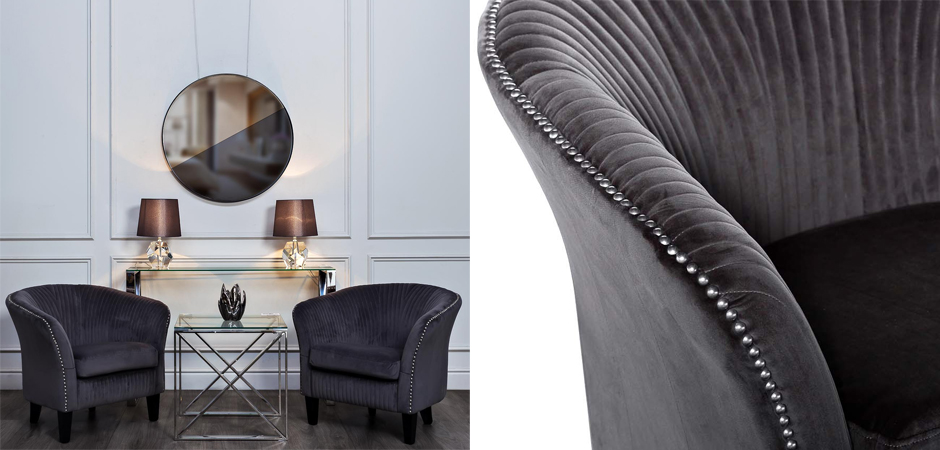 Кресло JackFlower Armchair grey Кресло JackFlower Armchair grey - Loft-Concept в Самаре