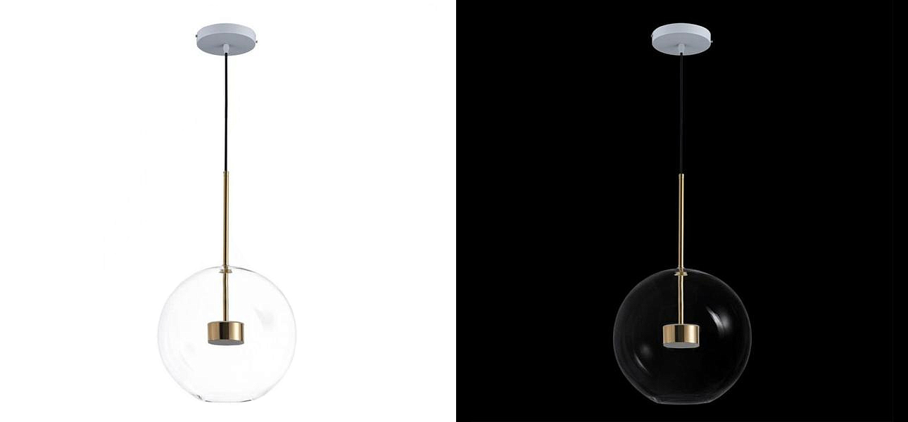 Подвесной Светильник Giopato & Coombes Bollr Pendant BUBBLE LAMP 1 шар золото - фото