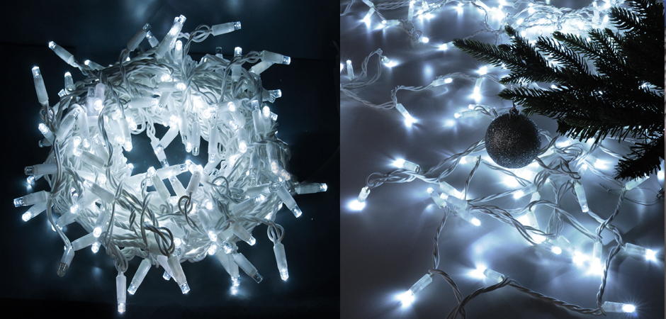 Гирлянда для улицы с Белым светом - Loft-Concept в Самаре